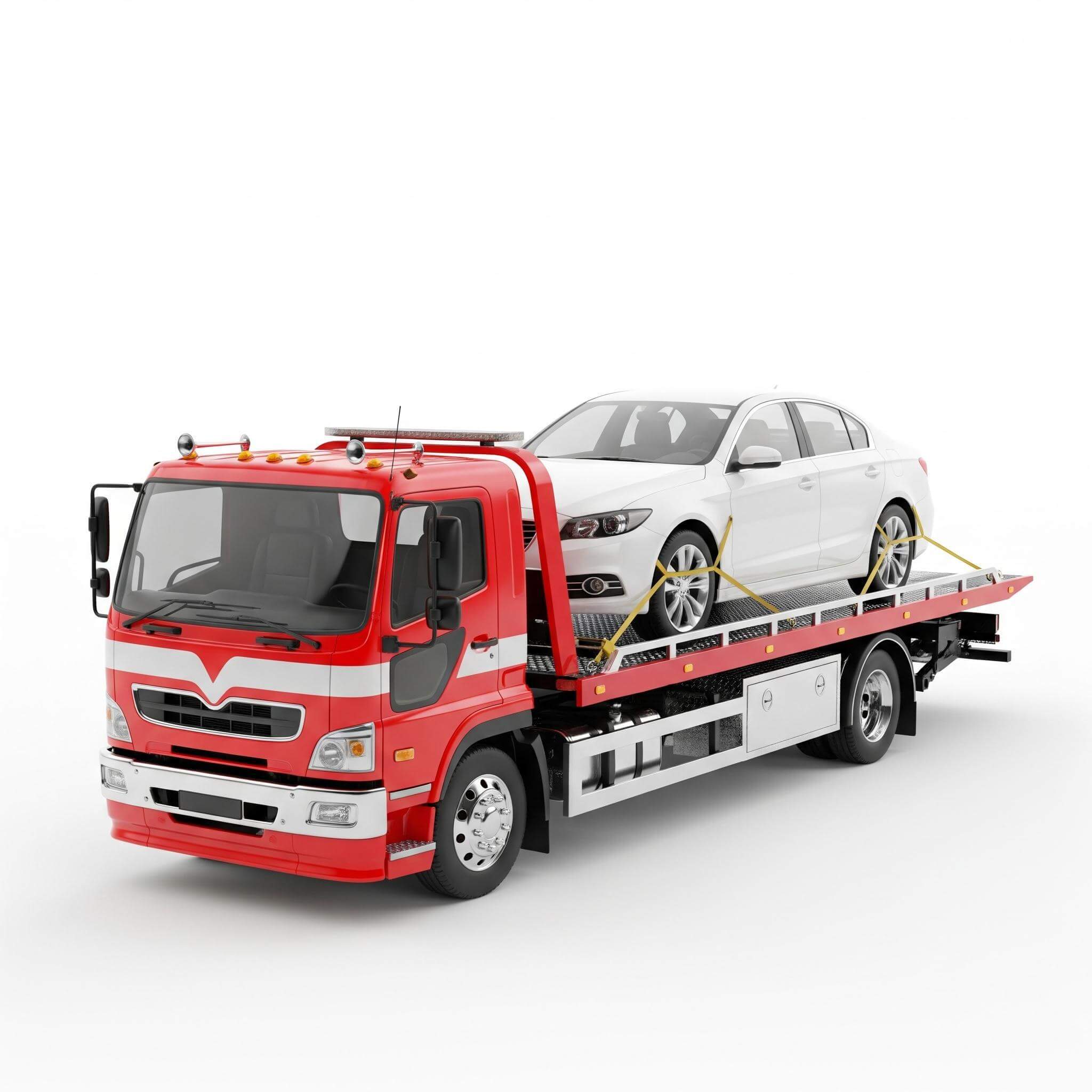 Tow Truck with Flatbed